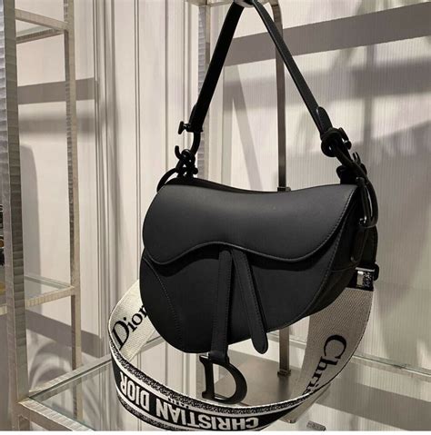 christian dior bag saddle black|dior saddle bag inside.